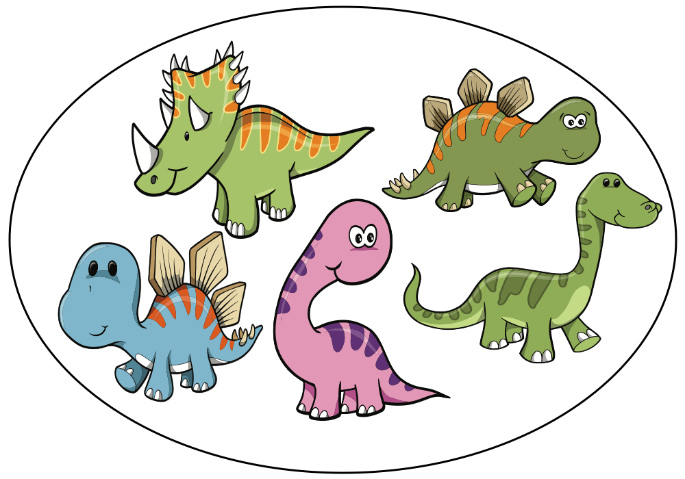 Five little dinosaurs - Audio book 5