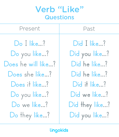 Questions - Verb Like 