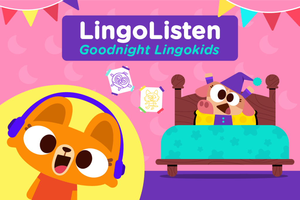 Lingolisten Boas noites lingokids podcast infantil