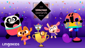 LINGOKIDS WINS BEST ORIGINAL LEARNING APP AT THE KIDSCREEN AWARDS, TWO YEARS IN A ROW