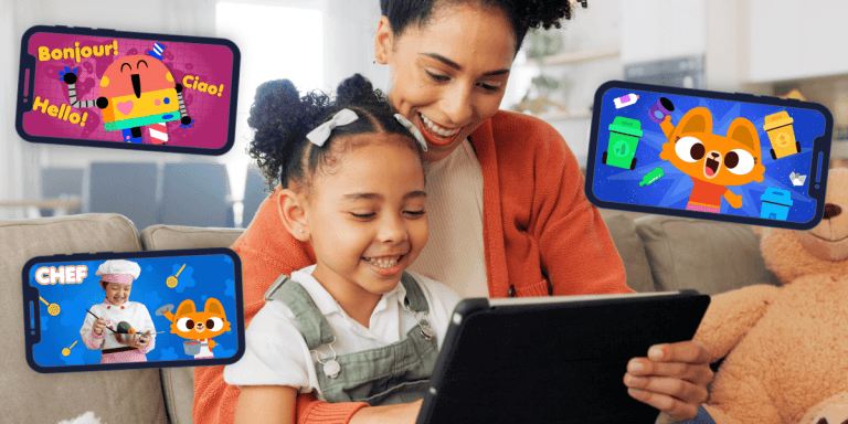lucas and ne - novedades actividades para niños app lingokids