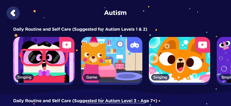 autism games for kids 