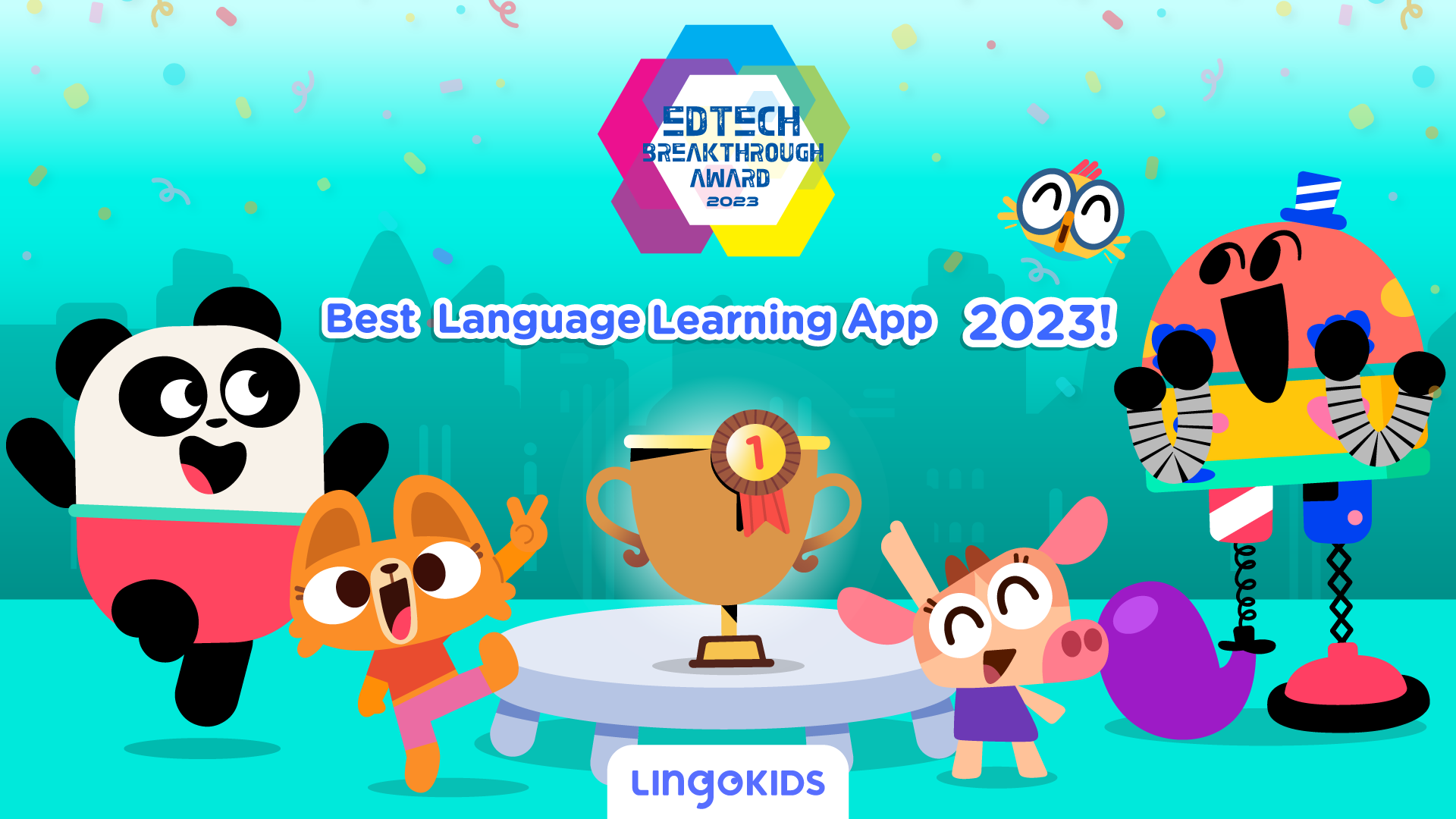 Lingokids es premiada como Mejor Solución de Aprendizaje en los EdTech Breakthrough Awards 2023
