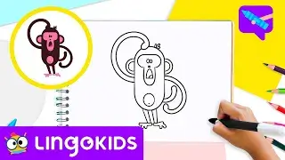 How to draw a monkey