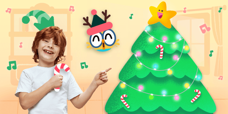 Lingokids actividades de navidad con niños