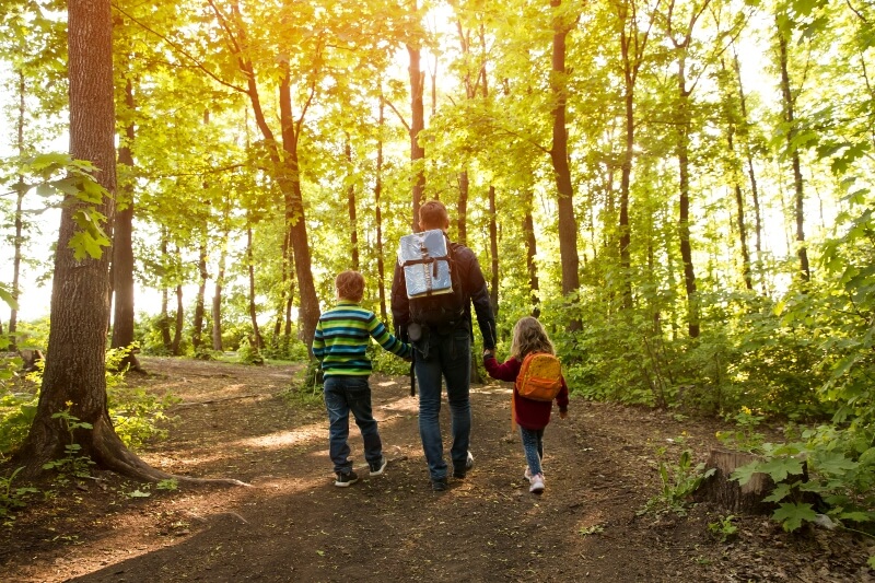 nature hike for families