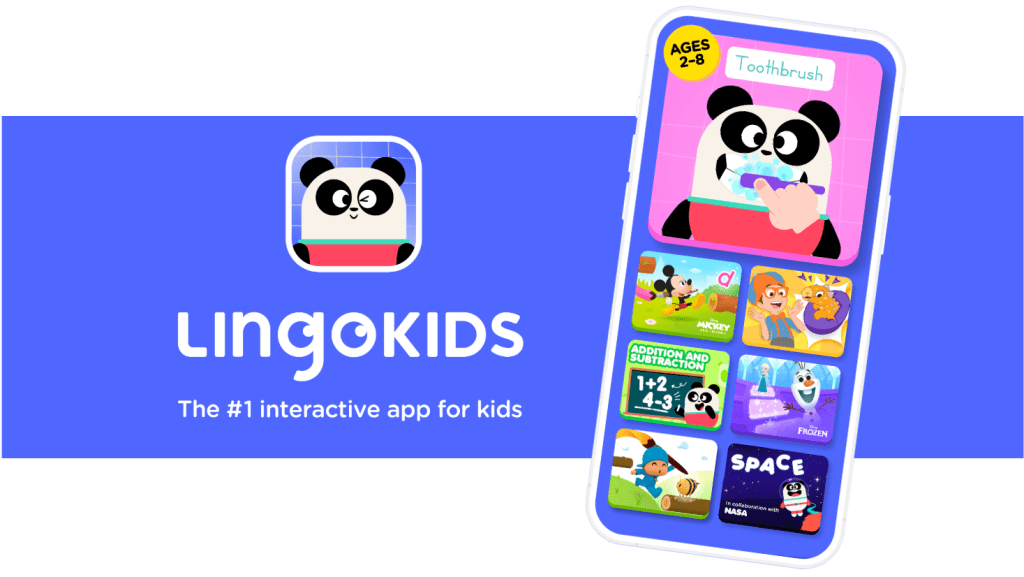 Lingokids interactive entertainment app for toddlers and preschoolers