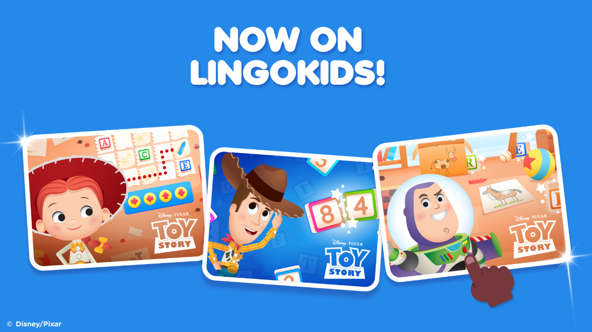 Disney Pixar Toy Story Activities for Kids on Lingokids App