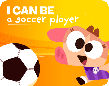 Juegos de fútbol para niños de Lingokids