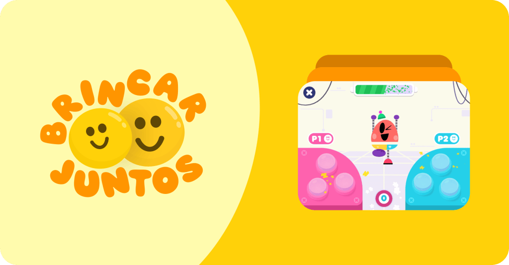 Jogos multijogador para as crianças brincarem em família na Lingokids