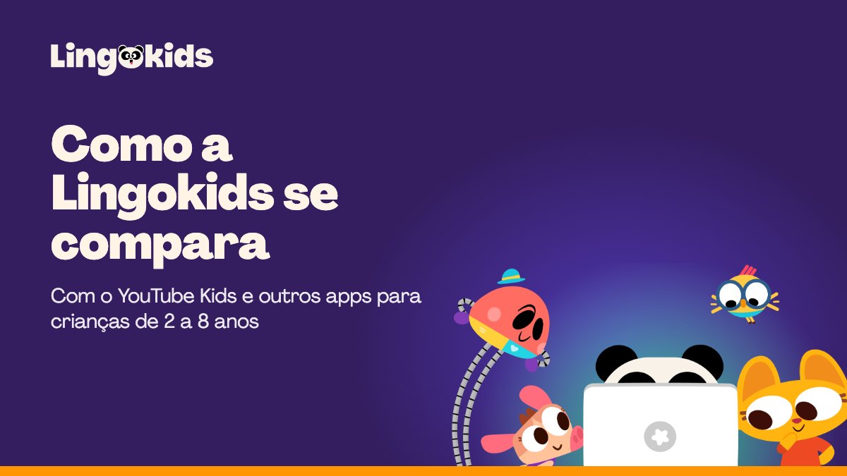 Como a Lingokids se compara a outros apps para crianças